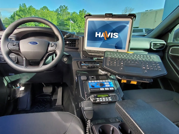 Havis High Angled Console for 2020-2021 Ford Interceptor Utility 